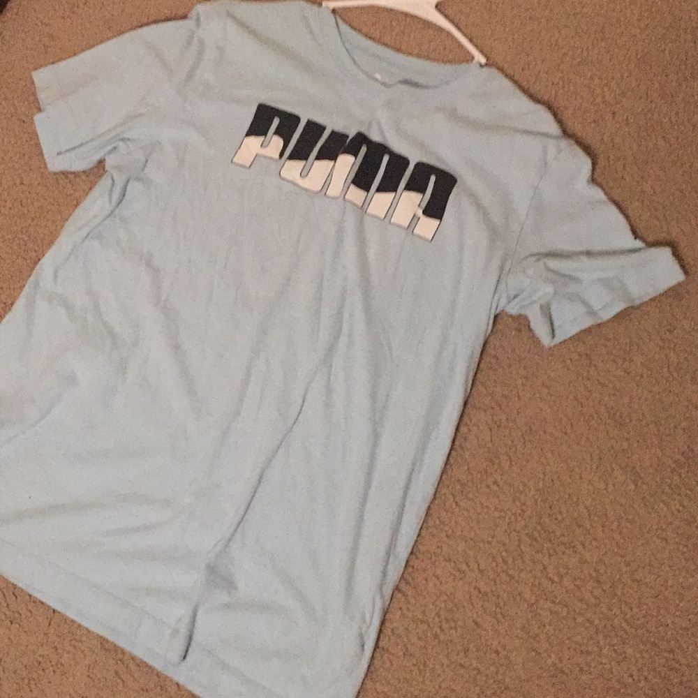 Puma baby blue T-shirt